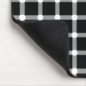 Täuschungs-Entwurfs-verschwindene schwarze Flecken Mousepad (Ecke)