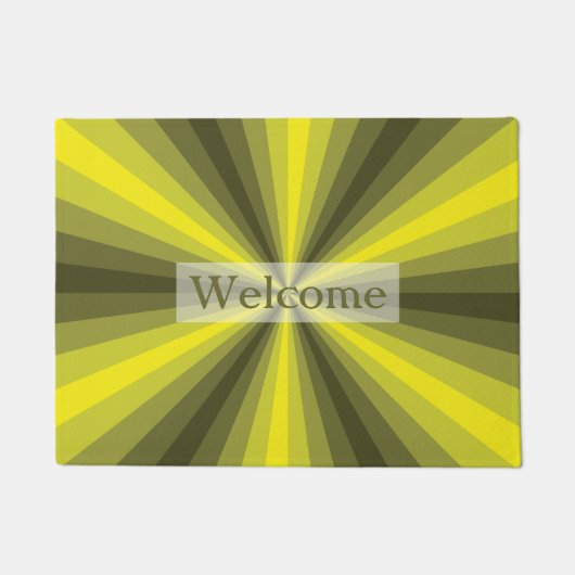 Täuschungs-gelbe Fußmatte (Vorderseite)