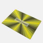 Täuschungs-gelbe Fußmatte (Schrägansicht)