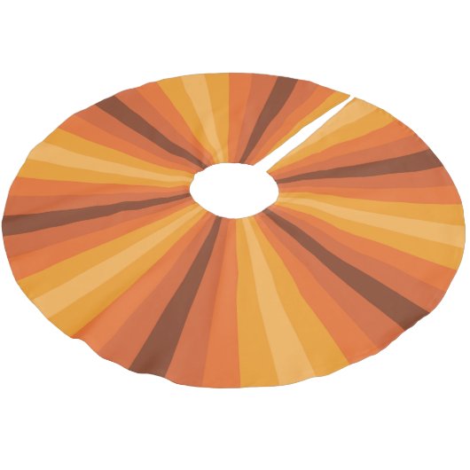 Täuschungs-Orangenbaum-Rock Polyester Weihnachtsbaumdecke (Schrägansicht)