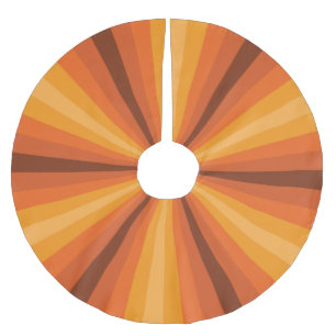 Täuschungs-Orangenbaum-Rock Polyester Weihnachtsbaumdecke