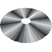 Täuschungs-schwarzer Baum-Rock Polyester Weihnachtsbaumdecke (Schrägansicht)