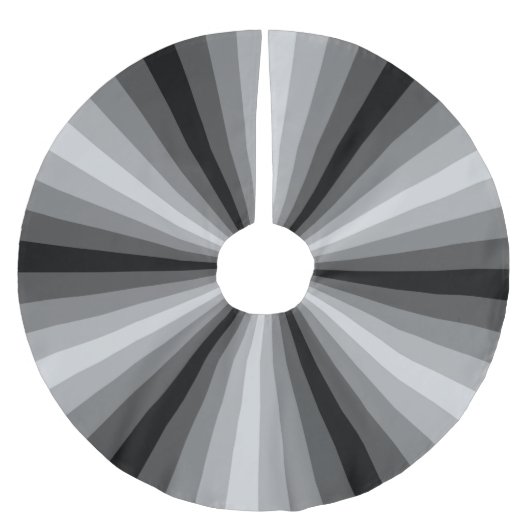 Täuschungs-schwarzer Baum-Rock Polyester Weihnachtsbaumdecke (Vorderseite)