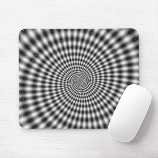 Täuschungs-Spirale Mousepad (Mit Mouse)