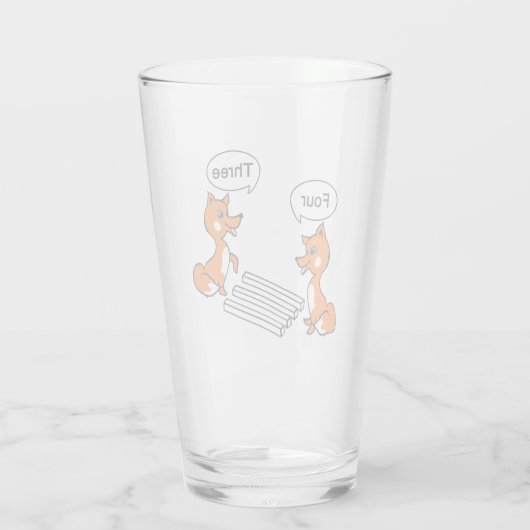 Täuschungs-Trick Glas (Rückseite)