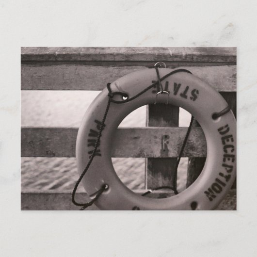 Täuschungspass in Bowmans Bucht Postkarte (Vorderseite)