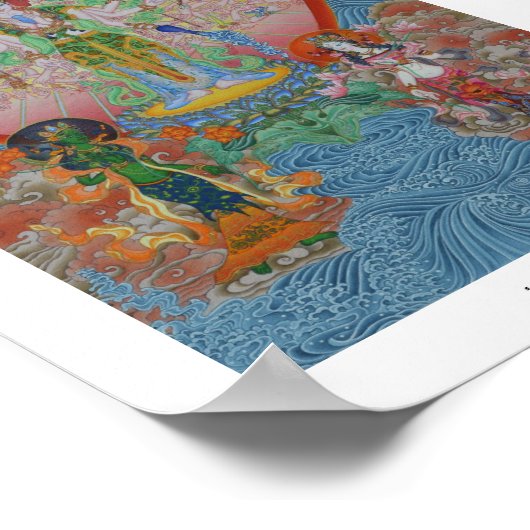 Tausend Armed Avalokiteshvara Poster (Ecke)