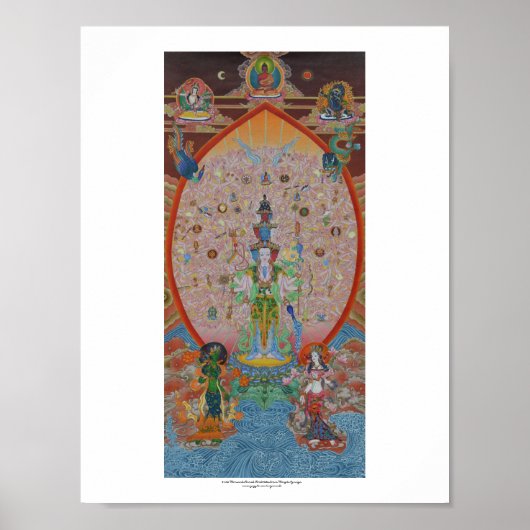 Tausend Armed Avalokiteshvara Poster (Vorne)