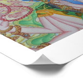 Tausend Armed Avalokiteshvara Poster (Detail) (Ecke)