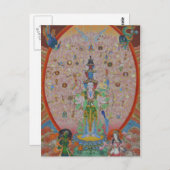 Tausend Armed Avalokiteshvara Postkarte (Vorne/Hinten)