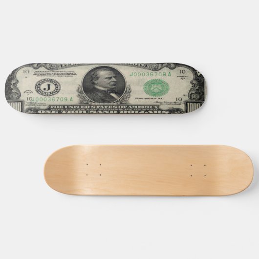 Tausend Dollarschein-Geld-Währungs-Skateboards Skateboard (Horizontal)