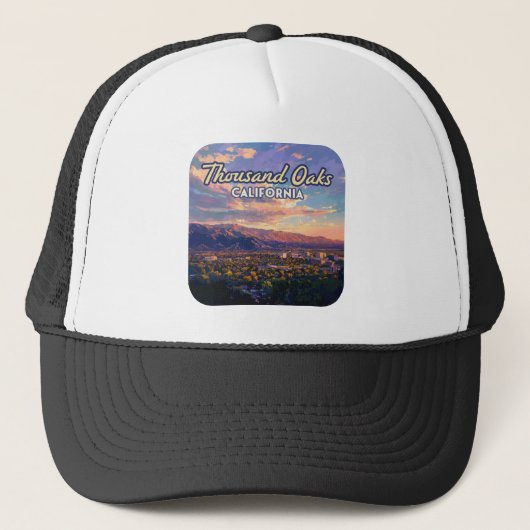 Tausend Eaks Kalifornien Los Angeles Ventura Truckerkappe (Vorderseite)