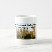 Tausend Eichen Park bleibe die gleichen Bäume Kaffeetasse (Mittel)
