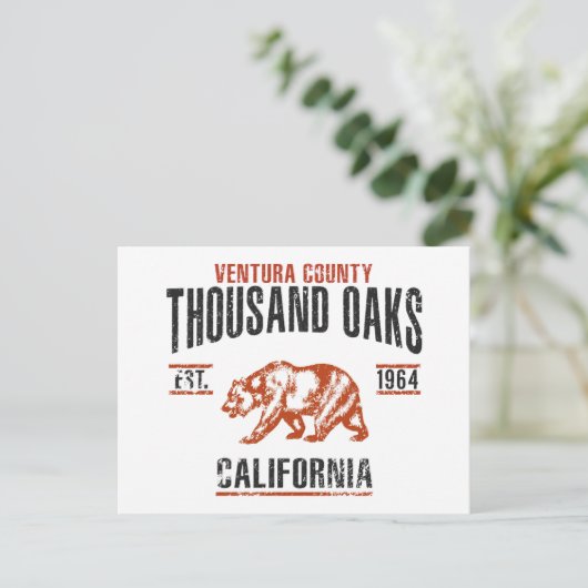 Tausend Eichen Postkarte (Stehend Vorderseite)