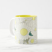 Tausend gelbe Milben Zweifarbige Tasse (Vorderseite Links)