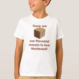 Tausend Gründe zur T Liebe Montessori Kinder T-Shirt
