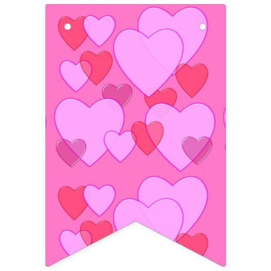 Tausend Herz Wimpelkette (Zweite Fahne)