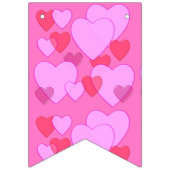 Tausend Herz Wimpelkette (Dritte Fahne)