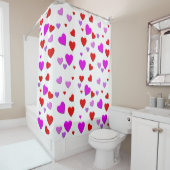 Tausend Herzen für Sie Duschvorhang (Beispiel)
