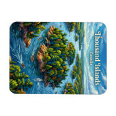Tausend Inseln Kanada Magnet (Horizontal)