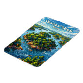 Tausend Inseln Kanada Magnet (Linke Seite)