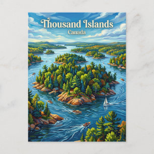 Tausend Inseln Kanada Postkarte