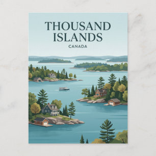Tausend Inseln Kanada Postkarte
