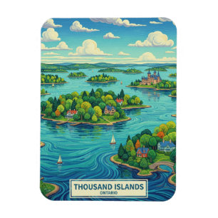 Tausend Inseln Ontario Kanada Magnet