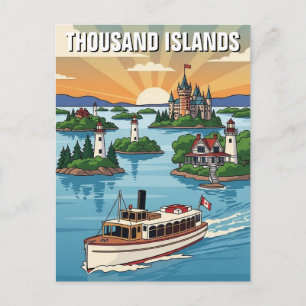 Tausend Inseln Ontario Kanada Postkarte