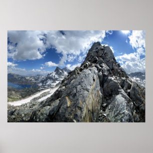 Tausend Inseln See und Davis Seen vom Berg Davis Poster
