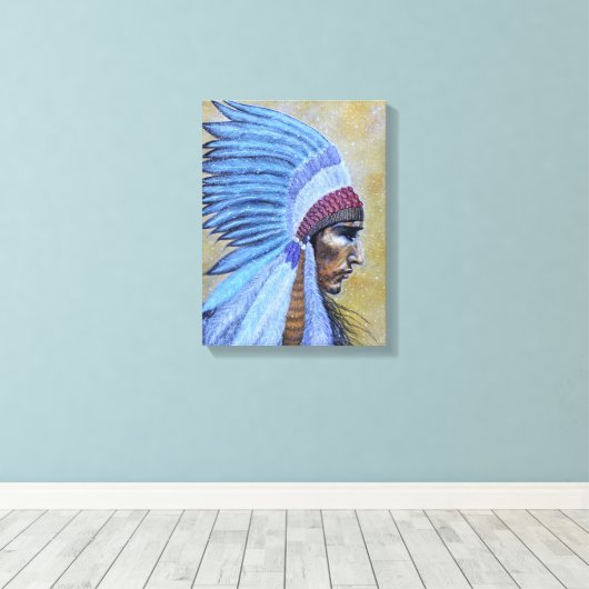 Tausend Jahre Leinwanddruck (Insitu (Holzboden))