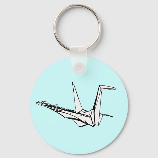 tausend Krane Schlüsselanhänger (Vorderseite)