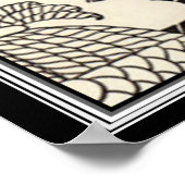 "Tausend Leben" Art Deco Print 16 x 20 Poster (Ecke)