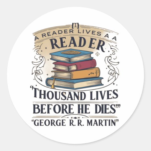 Tausend Leben Sticker (Vorderseite)