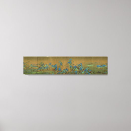 Tausend Li des Flusses und der Berge Wang Ximeng Leinwanddruck (Vorderseite)