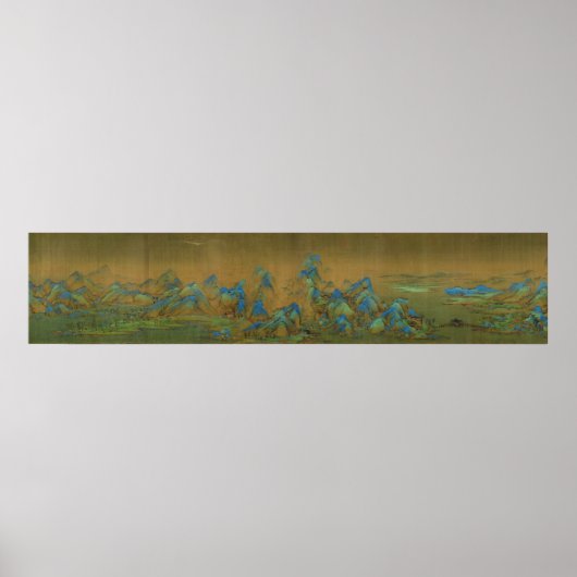 Tausend Li des Flusses und der Berge Wang Ximeng Poster (Vorne)