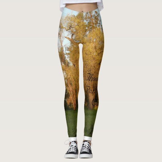Tausend Oaks Park, San Jose, Kalifornien Leggings (Vorderseite)