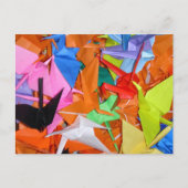 Tausend Papierkran - Senbazuru - Gut machen Postkarte (Vorderseite)