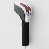 Tausend Race Pferde gewinnt Golf Headcover (angewinkelt)