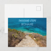 Tausend Schritte Bonaire Postkarte (Vorne/Hinten)