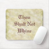 Tausend Shalt nicht Gejammer Mousepad (Mit Mouse)