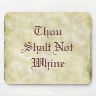 Tausend Shalt nicht Gejammer Mousepad
