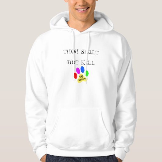 Tausend Shalt nicht Hoodie (Vorderseite)
