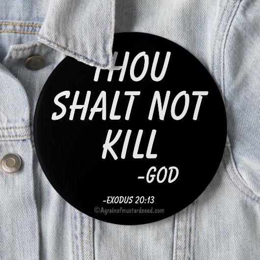 Tausend shalt nicht Tötung Button (Beispiel)