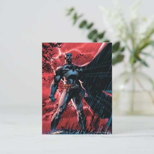 Tausende Fledermäuse Postkarte (Stehend Vorderseite)