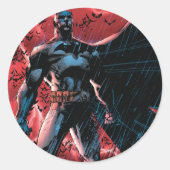 Tausende Fledermäuse Runder Aufkleber (Vorderseite)