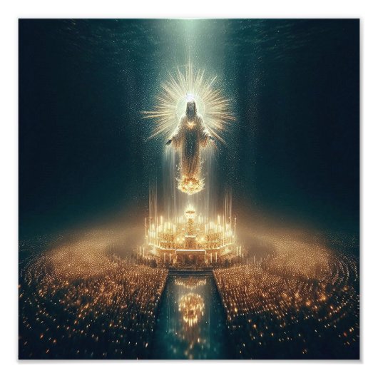 Tausende Gebete Fotodruck (Vorne)