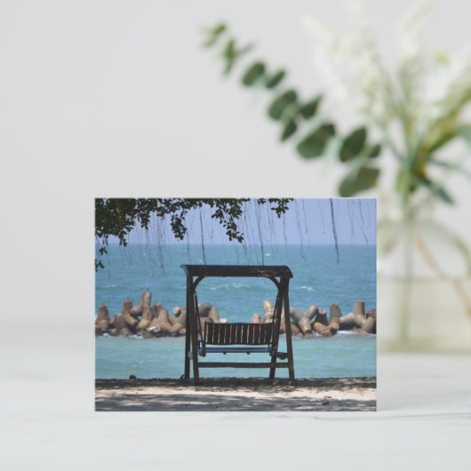 Tausende Insel Postkarte (Stehend Vorderseite)