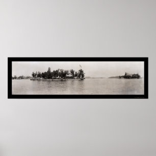 Tausende Inseln, New Yorker Foto 1909 Poster