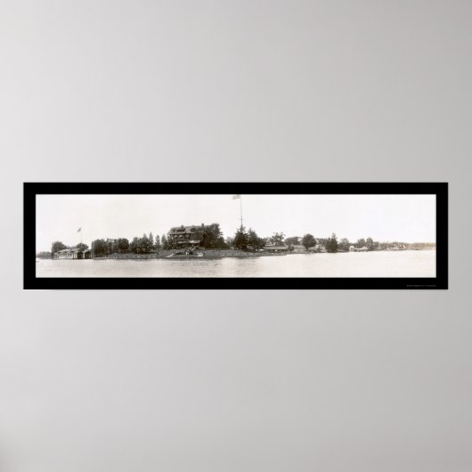 Tausende Inseln NY Foto 1912 Poster (Vorne)